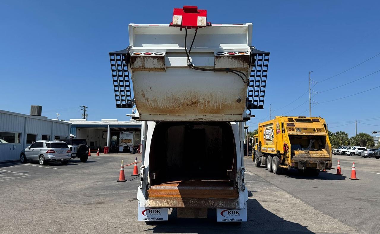 2022 Isuzu NRR 8 yard Pac-Mac Rear Loader Garbage Truck Tampa FL