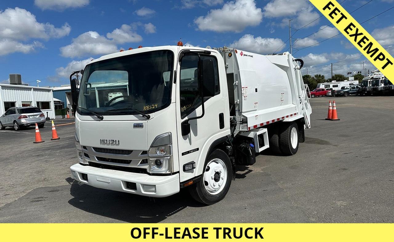 2022 Isuzu NRR 8 yd Pac-Mac Rear Loader Garbage Truck