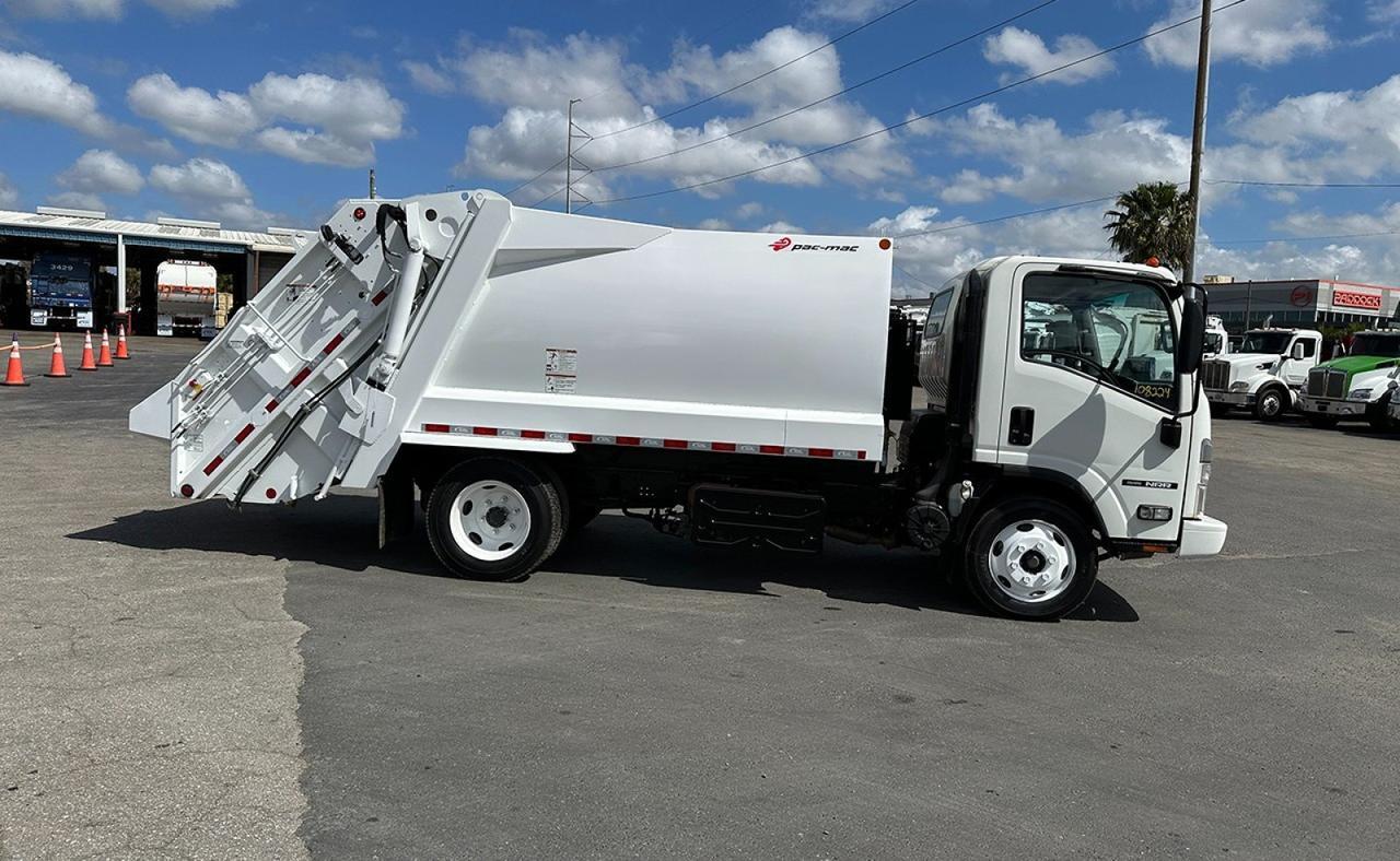2022 Isuzu NRR 8 yd Pac-Mac Rear Loader Garbage Truck