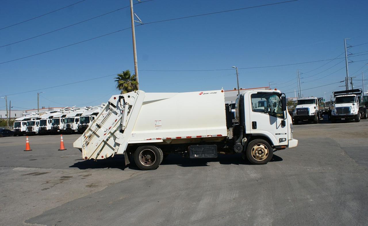 2022 Isuzu NRR 8 yd Pac-Mac Rear Loader Garbage Truck