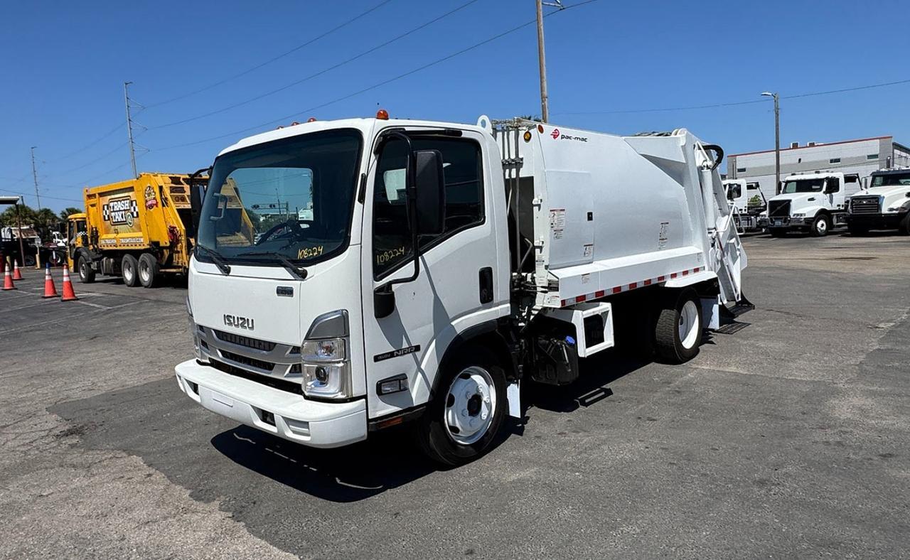 2022 Isuzu NRR 8 yd Pac-Mac Rear Loader Garbage Truck Tampa FL