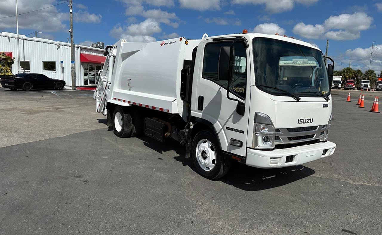 2022 Isuzu NRR 8 yd Pac-Mac Rear Loader Garbage Truck Tampa FL