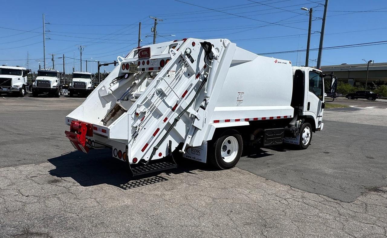 2022 Isuzu NRR 8 yd Pac-Mac Rear Loader Garbage Truck Tampa FL