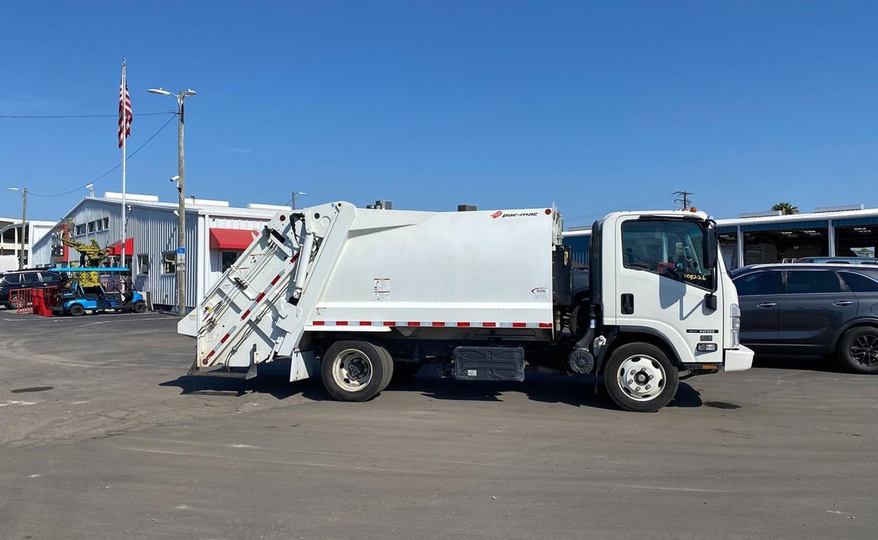 2022 Isuzu NRR 8 yd PacMac Rear Loader Garbage Truck Tampa FL