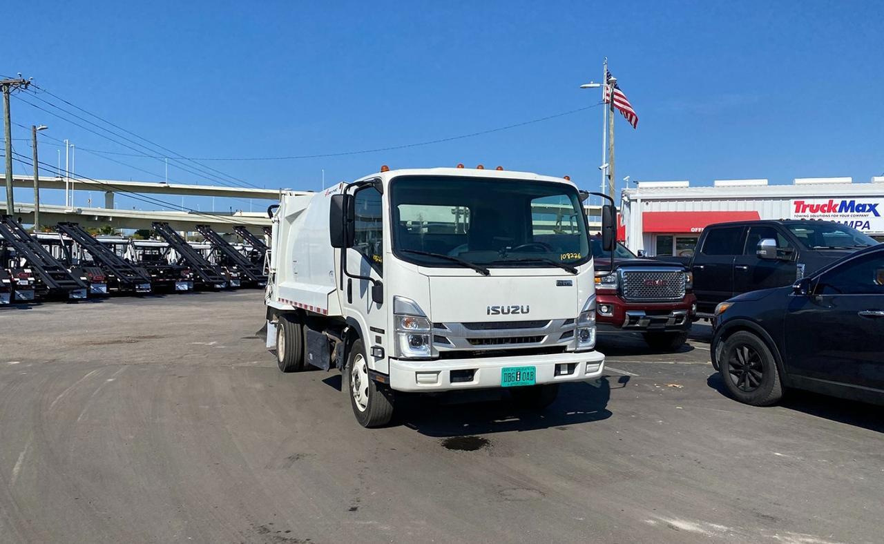 2022 Isuzu NRR 8 yd PacMac Rear Loader Garbage Truck Tampa FL