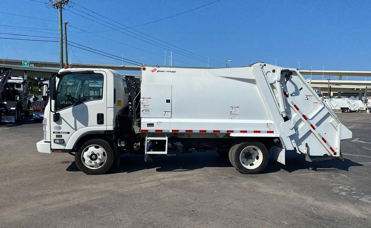 2022 Isuzu NRR 8 yd PacMac Rear Loader Garbage Truck Tampa FL