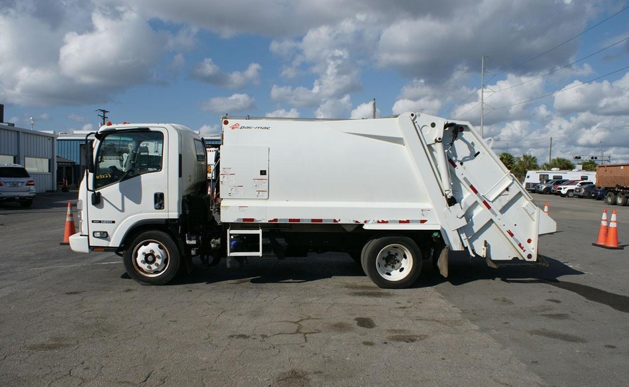2022 Isuzu NRR 8 yd PacMac Rear Loader Garbage Truck Tampa FL