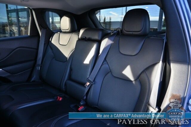 2022 Jeep Cherokee Latitude Lux / 4X4 / Auto Start / Power & Heated Leather Seats / Heated Steering Wheel / Lane Departure & Blind Spot Alert / Apple CarPlay & Android Auto / Back Up Camera / Keyless Entry & Start / 27 MPG / 1-Owner Anchorage AK