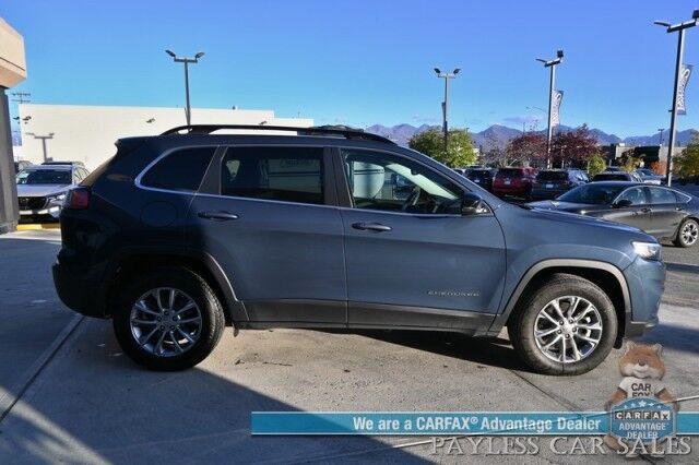 2022 Jeep Cherokee Latitude Lux / 4X4 / Auto Start / Power & Heated Leather Seats / Heated Steering Wheel / Lane Departure & Blind Spot Alert / Apple CarPlay & Android Auto / Back Up Camera / Keyless Entry & Start / 27 MPG / 1-Owner Anchorage AK