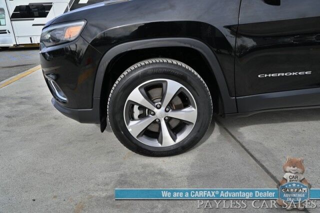 2022 Jeep Cherokee Limited / 4X4 / Auto Start / Power & Heated Leather Seats / Heated Steering Wheel / Sunroof / Adaptive Cruise Control / Lane Departure & Blind Spot Alert / Apple CarPlay & Android Auto / Back Up Camera / Power Liftgate Anchorage AK