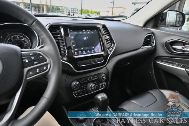 2022 Jeep Cherokee Limited / 4X4 / Auto Start / Power & Heated Leather Seats / Heated Steering Wheel / Sunroof / Adaptive Cruise Control / Lane Departure & Blind Spot Alert / Apple CarPlay & Android Auto / Back Up Camera / Power Liftgate Anchorage AK