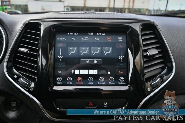 2022 Jeep Cherokee Limited / 4X4 / Auto Start / Power & Heated Leather Seats / Heated Steering Wheel / Sunroof / Adaptive Cruise Control / Lane Departure & Blind Spot Alert / Apple CarPlay & Android Auto / Back Up Camera / Power Liftgate Anchorage AK