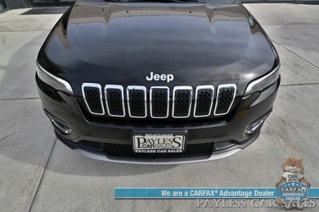 2022 Jeep Cherokee Limited / 4X4 / Auto Start / Power & Heated Leather Seats / Heated Steering Wheel / Sunroof / Adaptive Cruise Control / Lane Departure & Blind Spot Alert / Apple CarPlay & Android Auto / Back Up Camera / Power Liftgate Anchorage AK