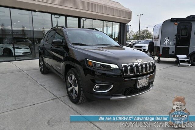 2022 Jeep Cherokee Limited / 4X4 / Auto Start / Power & Heated Leather Seats / Heated Steering Wheel / Sunroof / Adaptive Cruise Control / Lane Departure & Blind Spot Alert / Apple CarPlay & Android Auto / Back Up Camera / Power Liftgate Anchorage AK