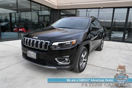 2022 Jeep Cherokee Limited / 4X4 / Auto Start / Power & Heated Leather Seats / Heated Steering Wheel / Sunroof / Adaptive Cruise Control / Lane Departure & Blind Spot Alert / Apple CarPlay & Android Auto / Back Up Camera / Power Liftgate Anchorage AK