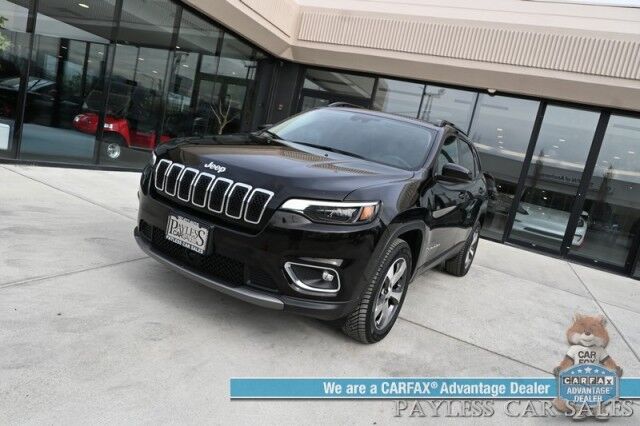 2022 Jeep Cherokee Limited / 4X4 / Auto Start / Power & Heated Leather Seats / Heated Steering Wheel / Sunroof / Adaptive Cruise Control / Lane Departure & Blind Spot Alert / Apple CarPlay & Android Auto / Back Up Camera / Power Liftgate Anchorage AK