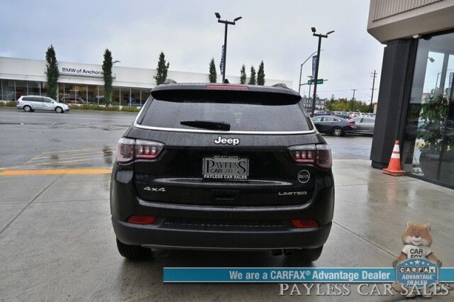 2022 Jeep Compass Limited / 4X4 / Auto Start / Power & Heated Leather Seats / Heated Steering Wheel / Adaptive Cruise Control / Lane Depart & Blind Spot Alert / Apple CarPlay & Android Auto / Back Up Camera / 30 MPG Anchorage AK