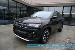 2022_Jeep_Compass_Limited / 4X4 / Auto Start / Power & Heated Leather Seats / Heated Steering Wheel / Adaptive Cruise Control / Lane Depart & Blind Spot Alert / Apple CarPlay & Android Auto / Back Up Camera / 30 MPG_ Anchorage AK