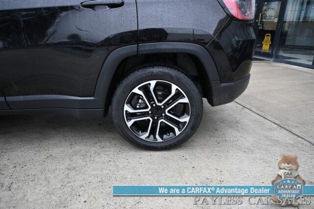 2022 Jeep Compass Limited / 4X4 / Auto Start / Power & Heated Leather Seats / Heated Steering Wheel / Adaptive Cruise Control / Lane Depart & Blind Spot Alert / Apple CarPlay & Android Auto / Back Up Camera / 30 MPG Anchorage AK