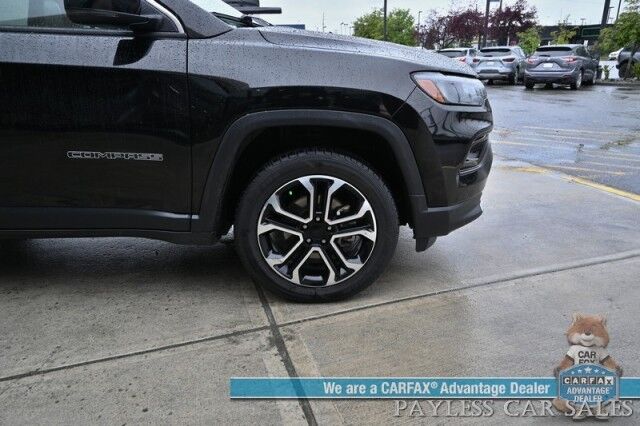 2022 Jeep Compass Limited / 4X4 / Auto Start / Power & Heated Leather Seats / Heated Steering Wheel / Adaptive Cruise Control / Lane Depart & Blind Spot Alert / Apple CarPlay & Android Auto / Back Up Camera / 30 MPG Anchorage AK