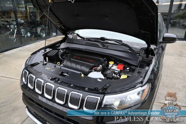 2022 Jeep Compass Limited / 4X4 / Auto Start / Power & Heated Leather Seats / Heated Steering Wheel / Adaptive Cruise Control / Lane Depart & Blind Spot Alert / Apple CarPlay & Android Auto / Back Up Camera / 30 MPG Anchorage AK