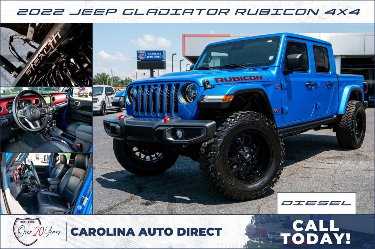 2022 Jeep Gladiator Rubicon 4X4 / UPGRADES / Turbo Diesel!