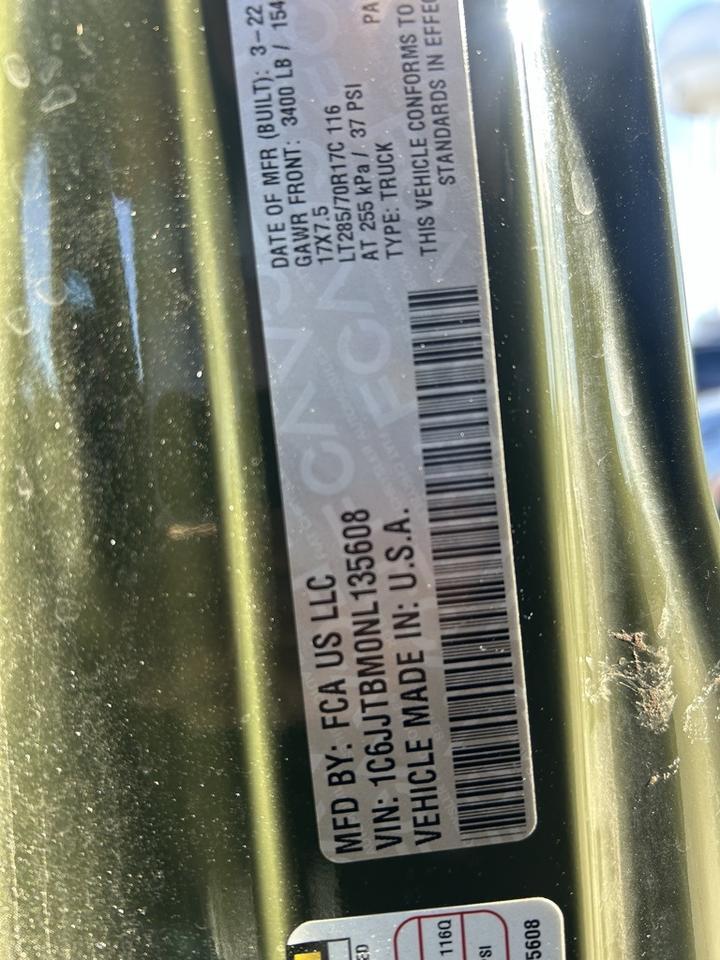 2022 Jeep Gladiator Rubicon Crestwood KY