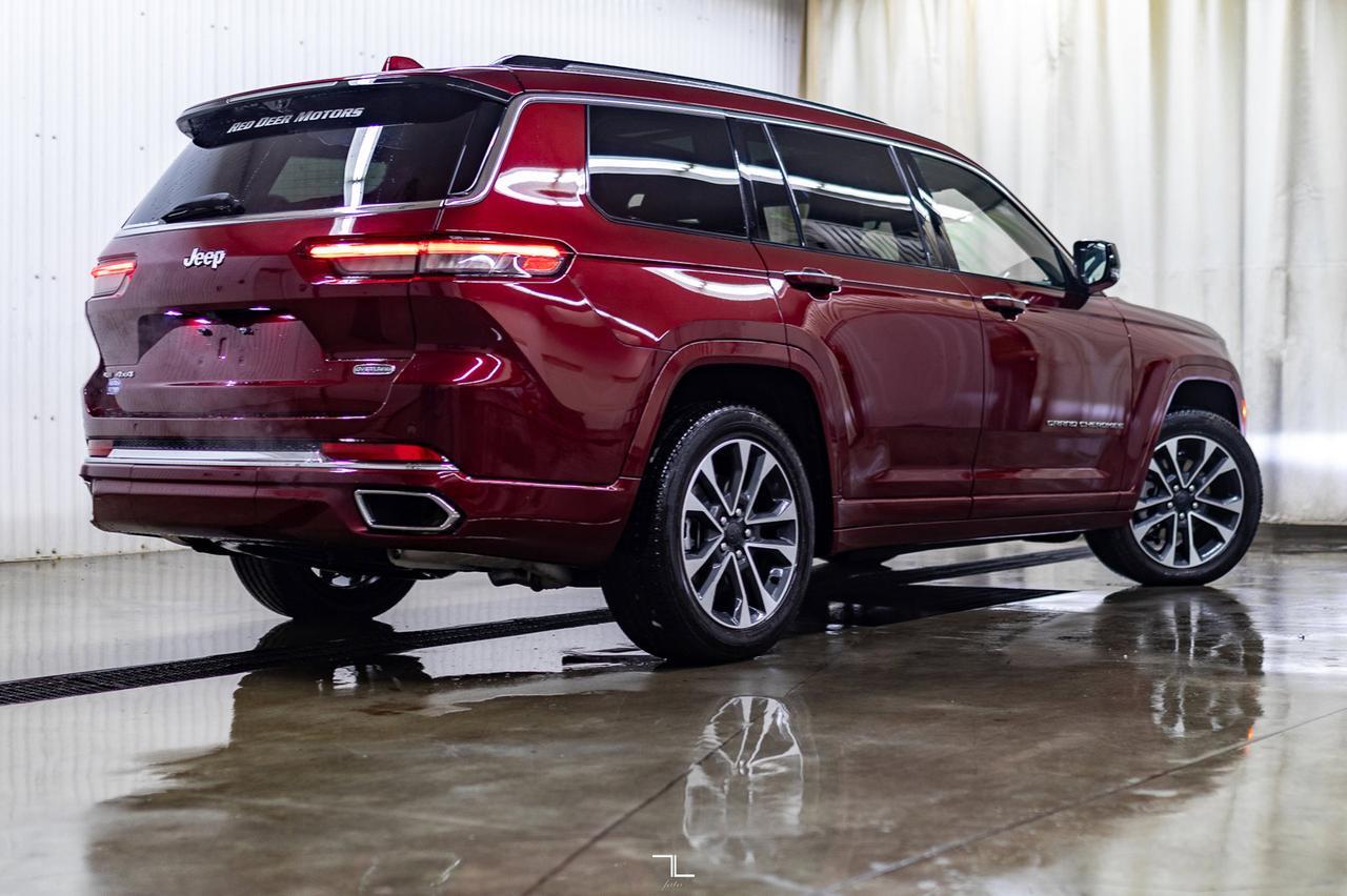 2022 Jeep Grand Cherokee L 4x4 Overland Leather Roof Nav BCam Red Deer AB