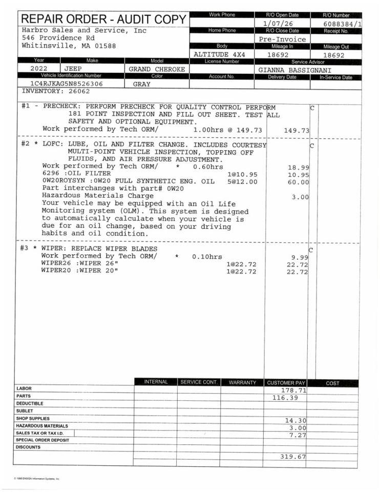 2022 Jeep Grand Cherokee L Altitude - SUNROOF - LEATHER Whitinsville MA