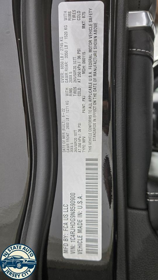 2022 Jeep Grand Cherokee Overland Jersey City NJ