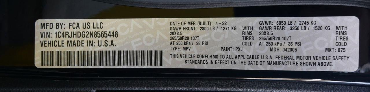 2022 Jeep Grand Cherokee Overland San Juan TX