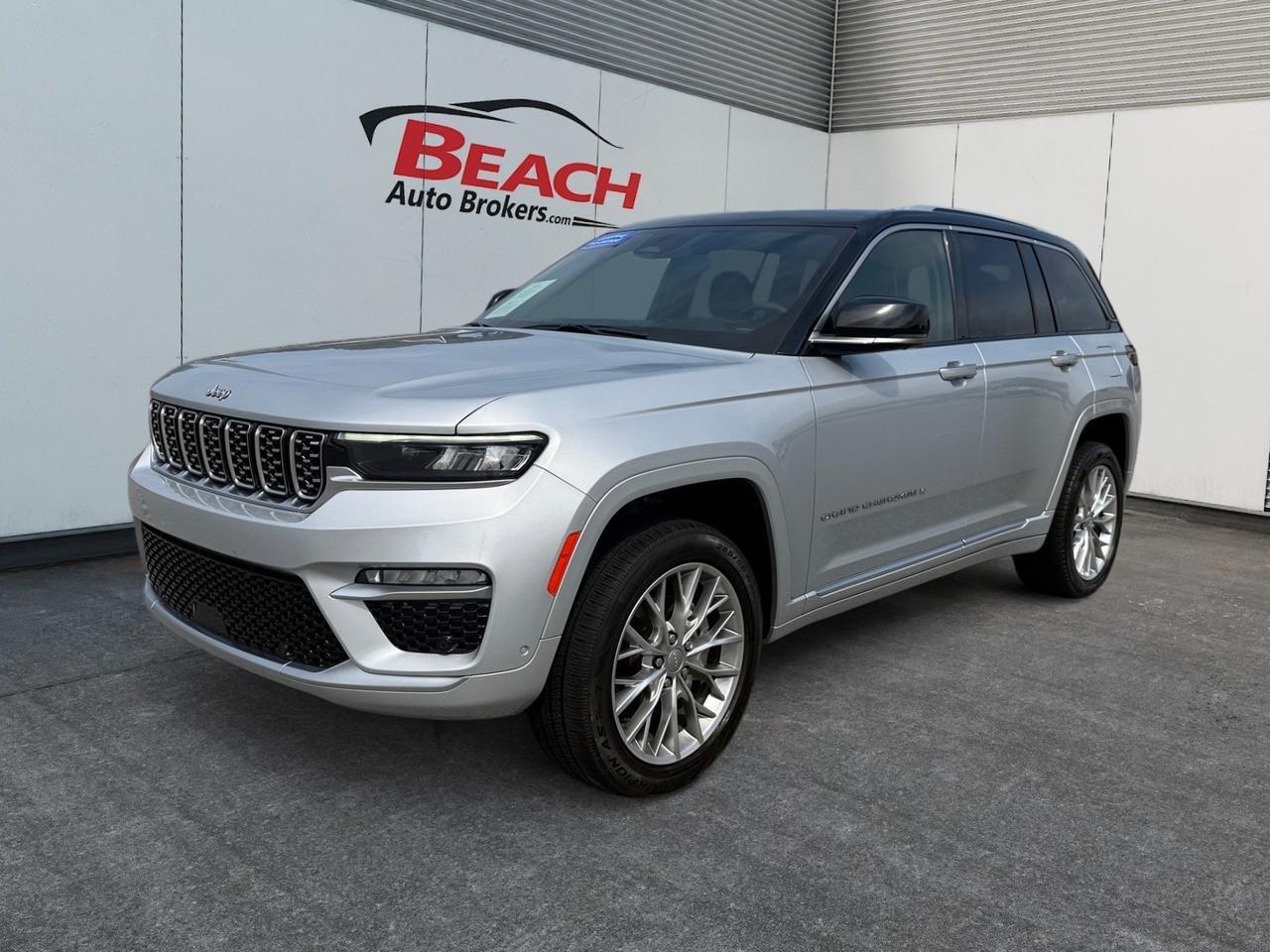 2022 Jeep Grand Cherokee Summit, HEATED/VENTILATED SEATS, HEATED REAR SEATS, MCINTOSH SPEAKERS, UNIVERSAL GARAGE DOOR OPENER, APPLE CARPLAY/ANDROID AUTO, BACKUP CAMERA, POWER FOLDING MIRRORS, POWER LIFTGATE, MOONROOF, NAVIGATION, CLEAN CARFAX, ONLY 1 OWNER!