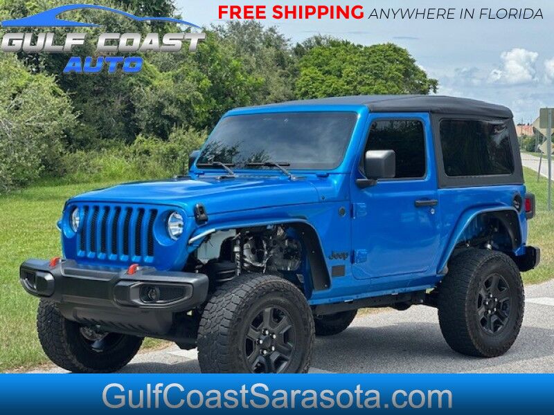 2022 Jeep WRANGLER SPORT 4X4 LIFTED WHEELS COLD AC ONLY 13K MILES RUNS GREAT FREE SHIPPING IN FLORIDA Sarasota FL