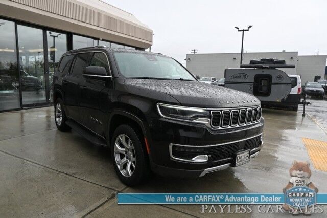 2022 Jeep Wagoneer Series II / 4X4 / Auto Start / Heated & Cooled Leather Seats / Heated Steering Wheel / NAV / Alpine Speakers / Adaptive Cruise / Lane Depart & Blind Spot Alert / 3rd Row / Seats 8 / Keyless Entry & Start / Tow Pkg Anchorage AK