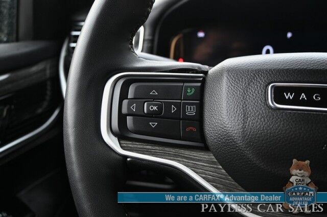 2022 Jeep Wagoneer Series II / 4X4 / Auto Start / Power Heated & Cooled Leather Seats / Heated Steering Wheel / NAV / Alpine Speakers / Adaptive Cruise / Lane Depart & Blind Spot Alert / 3rd Row / Seats 8 / Tow Pkg Anchorage AK