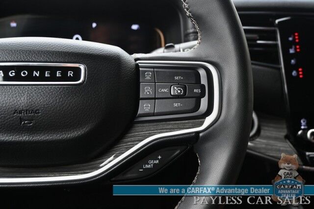 2022 Jeep Wagoneer Series II / 4X4 / Auto Start / Power Heated & Cooled Leather Seats / Heated Steering Wheel / NAV / Alpine Speakers / Adaptive Cruise / Lane Depart & Blind Spot Alert / 3rd Row / Seats 8 / Tow Pkg Anchorage AK