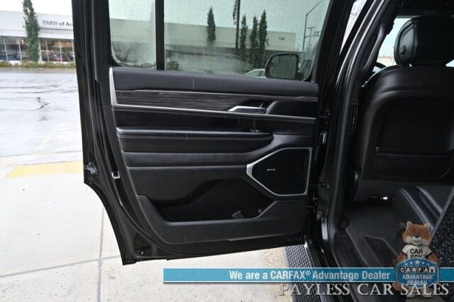 2022 Jeep Wagoneer Series II / 4X4 / Auto Start / Power Heated & Cooled Leather Seats / Heated Steering Wheel / NAV / Alpine Speakers / Adaptive Cruise / Lane Depart & Blind Spot Alert / 3rd Row / Seats 8 / Tow Pkg Anchorage AK