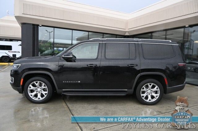 2022 Jeep Wagoneer Series II / 4X4 / Auto Start / Power Heated & Cooled Leather Seats / Heated Steering Wheel / NAV / Alpine Speakers / Adaptive Cruise / Lane Depart & Blind Spot Alert / 3rd Row / Seats 8 / Tow Pkg Anchorage AK