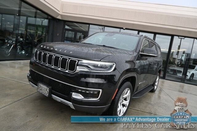 2022 Jeep Wagoneer Series II / 4X4 / Auto Start / Power Heated & Cooled Leather Seats / Heated Steering Wheel / NAV / Alpine Speakers / Adaptive Cruise / Lane Depart & Blind Spot Alert / 3rd Row / Seats 8 / Tow Pkg Anchorage AK