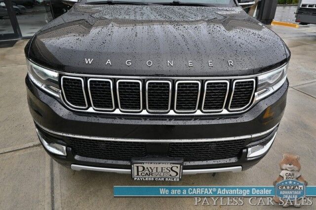 2022 Jeep Wagoneer Series II / 4X4 / Auto Start / Power Heated & Cooled Leather Seats / Heated Steering Wheel / NAV / Alpine Speakers / Adaptive Cruise / Lane Depart & Blind Spot Alert / 3rd Row / Seats 8 / Tow Pkg Anchorage AK