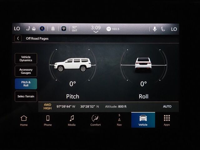 2022 Jeep Wagoneer Series III 4WD *HEADS-UP DISPLAY, NAVIGATION, ADAPTIVE CRUISE, SAFETY ALERTS, BACKUP-CAMERA, PSNGR DISPLAY, LEATHER, CLIMATE SEATS, HEATED STEERING, 2ND ROW CAPTAIN'S, WIRELESS CHARGING, ALPINE AUDIO Round Rock TX