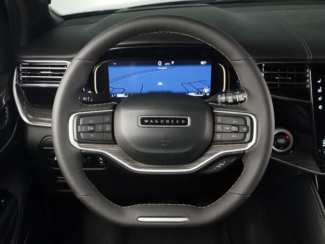 2022 Jeep Wagoneer Series III 4WD *HEADS-UP DISPLAY, NAVIGATION, ADAPTIVE CRUISE, SAFETY ALERTS, BACKUP-CAMERA, PSNGR DISPLAY, LEATHER, CLIMATE SEATS, HEATED STEERING, 2ND ROW CAPTAIN'S, WIRELESS CHARGING, ALPINE AUDIO Round Rock TX