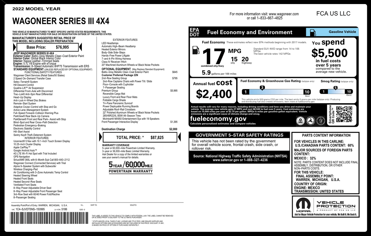 2022 Jeep Wagoneer Series III Knoxville TN