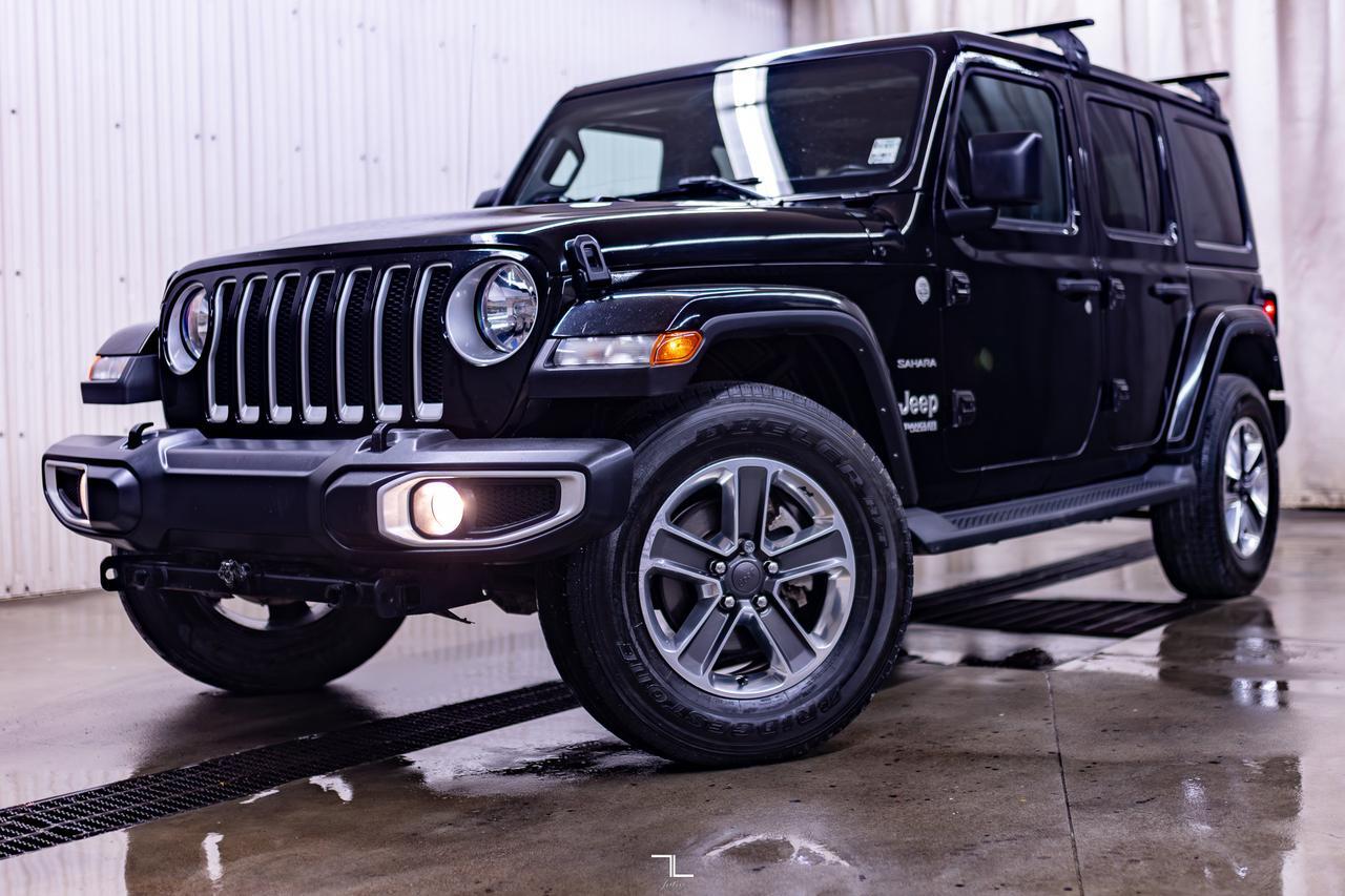 2022 Jeep Wrangler 4x4 Unlimited Sahara Nav BCam Manual Red Deer AB
