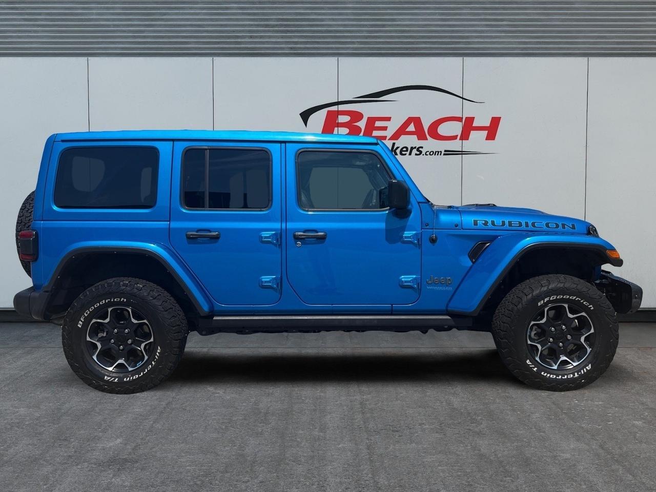 2022 Jeep Wrangler 4xe Unlimited Rubicon, HEATED SEATS, HEATED STEERING WHEEL, APPLE CARPLAY/ANDROID AUTO, UNIVERSAL GARAGE DOOR OPENER, POWER/HEATED MIRRORS, REMOTE START, CLEAN CARFAX, ONLY 1 OWNER, THIS JEEP IS READY FOR IT'S NEXT ADVENTURE! Norfolk VA