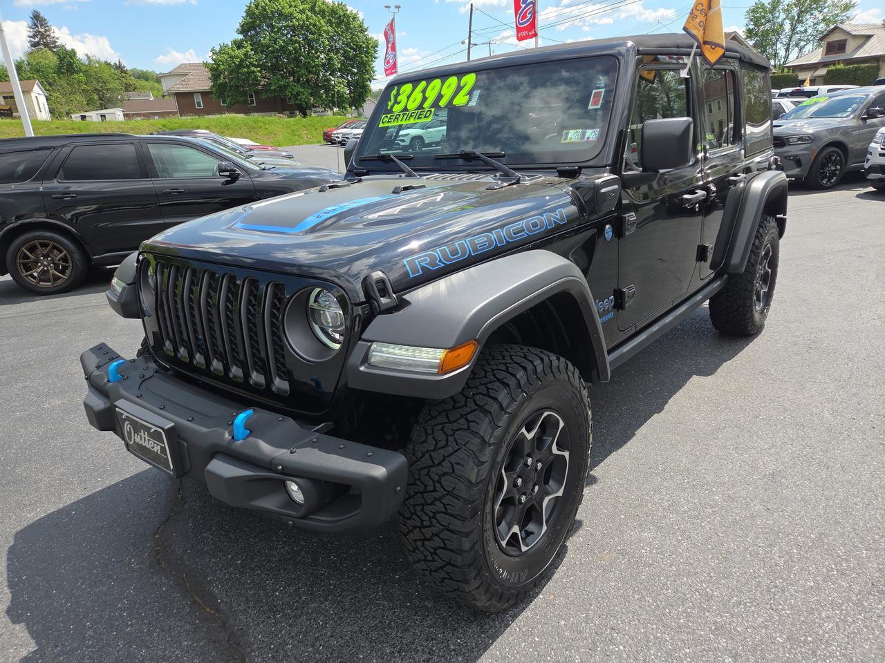 2022 Jeep Wrangler 4xe Unlimited Rubicon HAMBURG PA