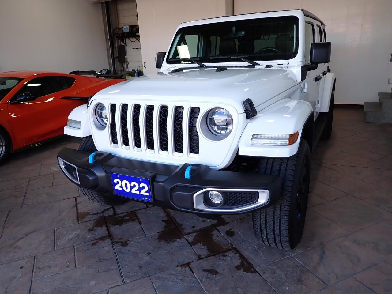 2022 Jeep Wrangler 4xe Unlimited Sahara 4X4 *HYBRID* LEATHER NAVI Listowel ON