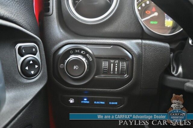 2022 Jeep Wrangler 4xe Unlimited Sahara / 4X4 / Plug-In Hybrid / Premium Leather Seats / Navigation / Power Windows, Mirrors, & Locks / Apple CarPlay & Android Auto / Back Up Camera / Keyless Entry & Start / 1-Owner Anchorage AK