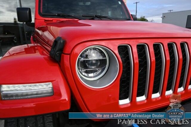 2022 Jeep Wrangler 4xe Unlimited Sahara / 4X4 / Plug-In Hybrid / Premium Leather Seats / Navigation / Power Windows, Mirrors, & Locks / Apple CarPlay & Android Auto / Back Up Camera / Keyless Entry & Start / 1-Owner Anchorage AK