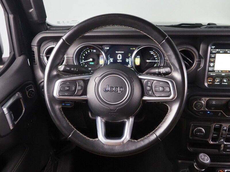 2022 Jeep Wrangler 4xe Unlimited Sahara *NAVIGATION, ADAPTIVE CRUISE, SAFETY ALERTS, BACKUP-CAMERA, COLOR TOUCHSCREEN, MCKINLEY LEATHER, KEYLESS ENTRY, 20 INCH WHEELS, ALPINE AUDIO, ANDROID & APPLE Round Rock TX